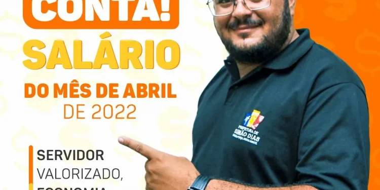 Simão Dias: Prefeitura valoriza servidores e antecipa salários de abril