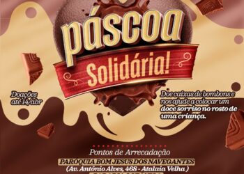Campanha Páscoa Solidária arrecada chocolate para crianças carentes