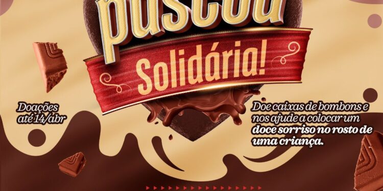 Campanha Páscoa Solidária arrecada chocolate para crianças carentes