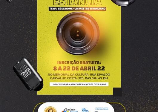Prefeitura abre inscrições para o 2º Salão de Fotografias de Estância