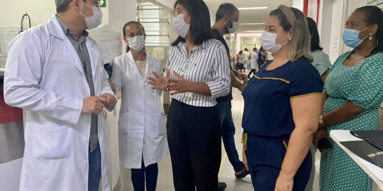 Secretária de Estado da Saúde visita Hospitais no município de Estância para dialogar sobre avanço na assistência