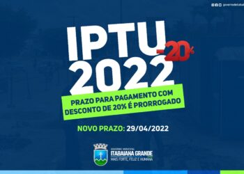 IPTU: prazo para pagamento com desconto de 20% é prorrogado até 29 de abril