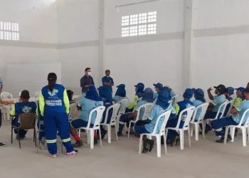 MPT inspeciona galpão de reciclagem no município de Simão Dias