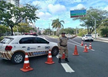 Trânsito na av. Beira Mar e Orla ficará interditado no fim de semana