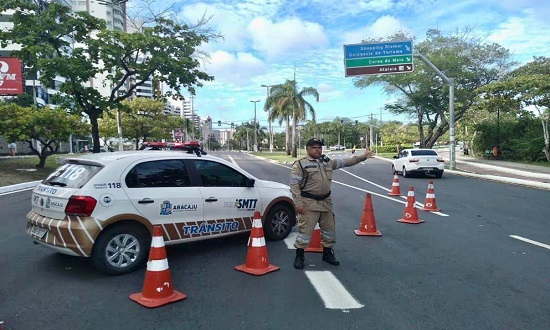 Trânsito na av. Beira Mar e Orla ficará interditado no fim de semana