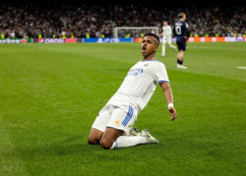 “É o homem Champions”; Rodrygo ‘vai nas nuvens’ em jogo do Real Madrid e momento repercute na torcida do Peixe