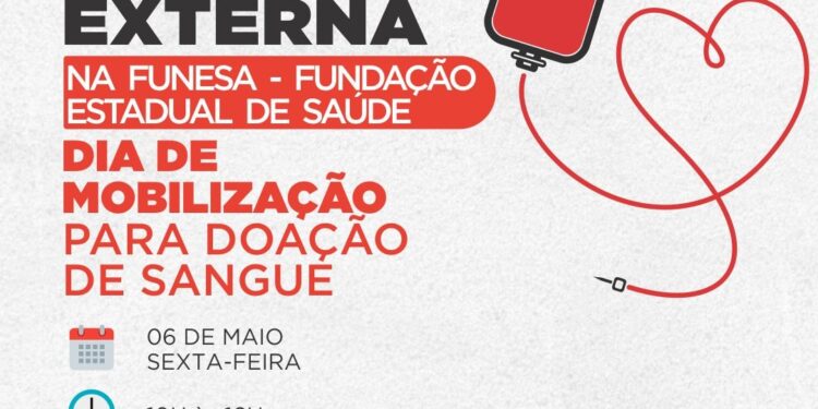 Programa de coleta externa de sangue chega a Funesa nesta sexta