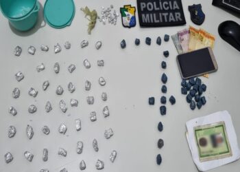 PM prende suspeito de tráfico de drogas no Povoado Colônia Treze