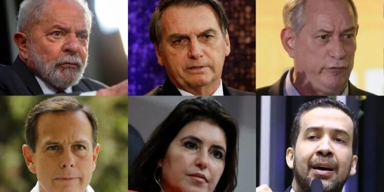Pesquisa Ipespe: Lula tem 44%; Bolsonaro, 32%; Ciro, 8%; Doria, 4%; Tebet e Janones, 2%