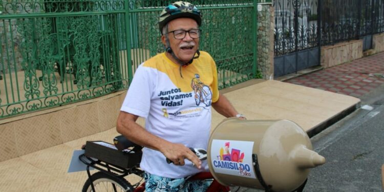 Saúde lança Camisildo Bike para chamar atenção dos sergipanos sobre prevenção