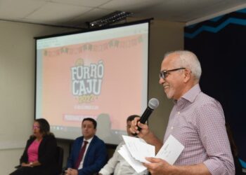 Fabiano Oliveira participa do anúncio da programação do Forró Caju 2022