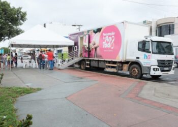 A carreta oferecerá 175 exames de mamografia e 175 exames de citologia (exame de lâmina).