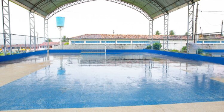 Quadra Poliesportiva do Crioulo é entregue a comunidade pela Prefeitura de Lagarto