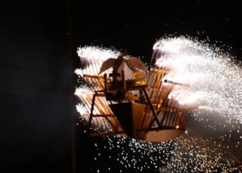 Concurso de Barco de Fogo e do melhor fogo atrai grande público ao Forródromo de Estância