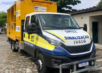 SMTT adquire novo caminhão de sinalização para otimizar serviço