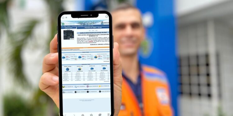 Prefeitura disponibiliza serviço de previsão do tempo na plataforma ClimAju