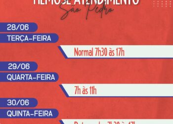 Hemose funciona com horário alterado no São Pedro