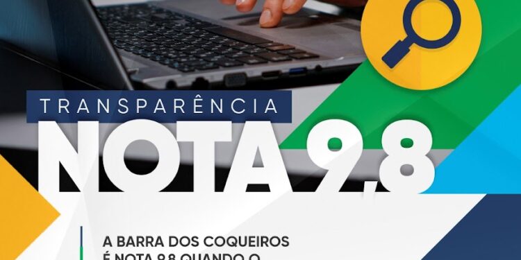 Barra dos Coqueiros lidera ranking da Transparência entre municípios sergipanos
