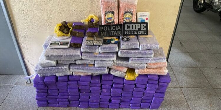 Mulher é presa em Itaporanga com 150 kg de drogas