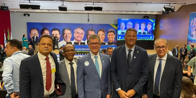 Deputado Laércio Oliveira representa o Nordeste em discurso na Convenção do Progressistas, em Brasília
