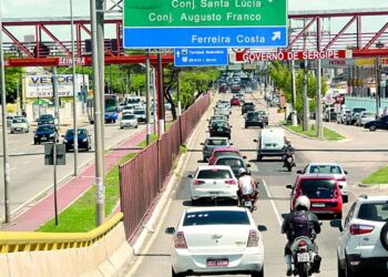 Em Aracaju: 208 acidentes registrados na Tancredo Neves