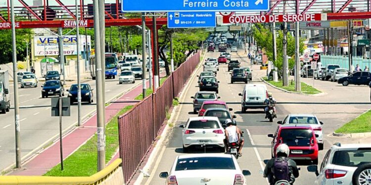 Em Aracaju: 208 acidentes registrados na Tancredo Neves
