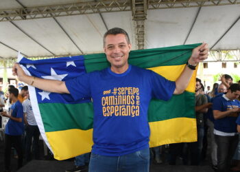 Fábio Mitidieri tem 37,11% das intenções de voto para o Governo do Estado, segundo pesquisa