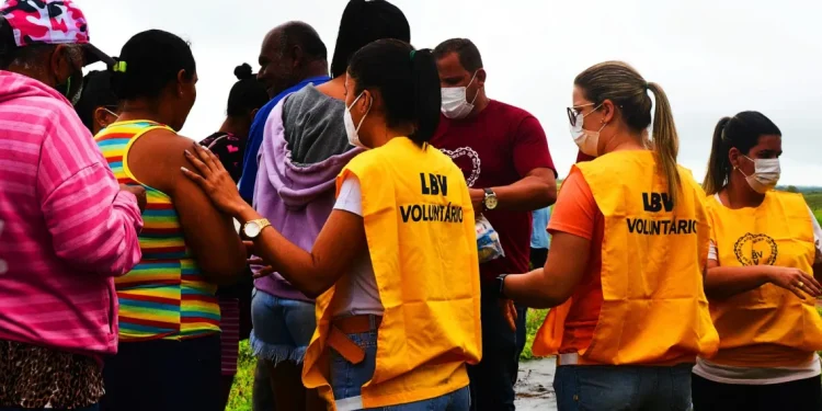 Zona rural de Capela recebe mais de 4 toneladas em alimentos entregues pela LBV