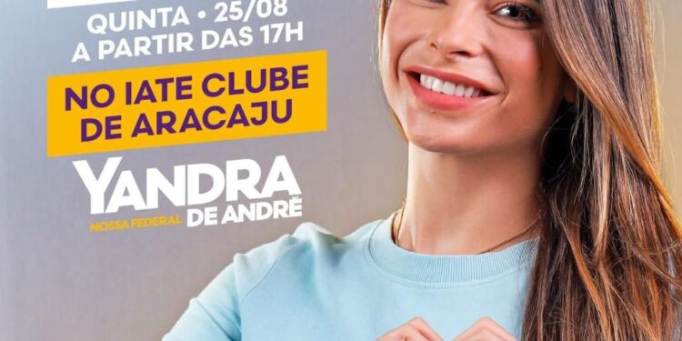 Yandra de André lança candidatura a deputada federal nesta quinta-feira