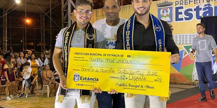 Estância: Daniel Santana e Alana Kayla foram os grande vencedores do Garoto e Garota Estudantil 2022