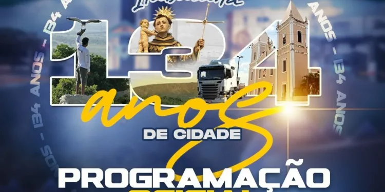 Confira a programação oficial do aniversário de Itabaiana
