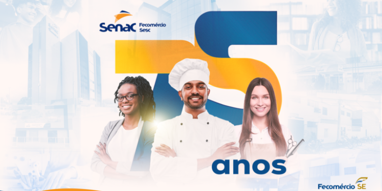 Senac Sergipe completa 75 anos transformando vidas pela educação profissional