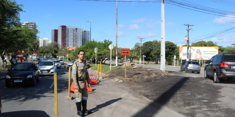 Trânsito na ponte sobre o rio Poxim será bloqueado nesta quarta, 24