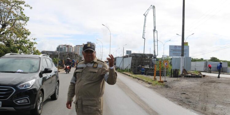 Trânsito sobre a ponte do rio Poxim será bloqueado nesta quinta-feira, dia 1º