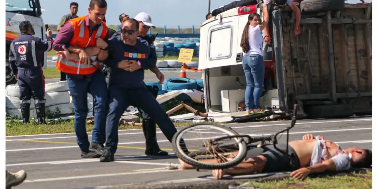 Saúde e Força Nacional do SUS capacitam profissionais de SE para desastre
