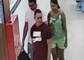 Polícia Civil divulga imagens de autores de furtos em shopping de Socorro