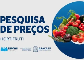 Procon Aracaju realiza levantamento de preços do segmento hortifrúti no Centro e mais  três bairros da capital