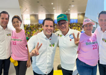 Rodrigo Valadares prestigia Michelle Bolsonaro e Damares em Sergipe