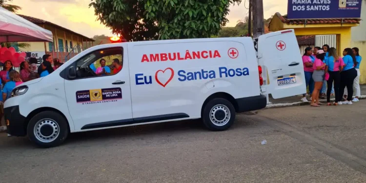 Prefeitura de Santa Rosa de Lima entrega nova ambulância furgão 0km para população