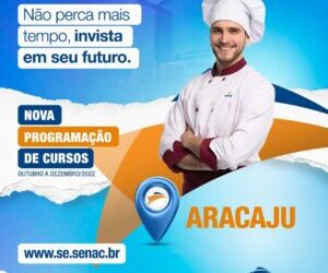 Unidade do Senac/SE em Aracaju oferta diversos cursos na área de gastronomia 