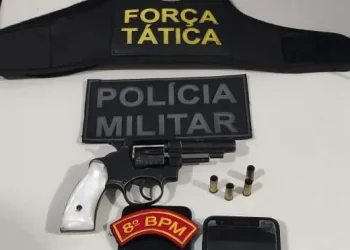 PM prende homem suspeito de roubo à mão armada no Japãozinho