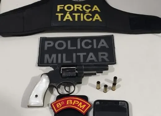 PM prende homem suspeito de roubo à mão armada no Japãozinho