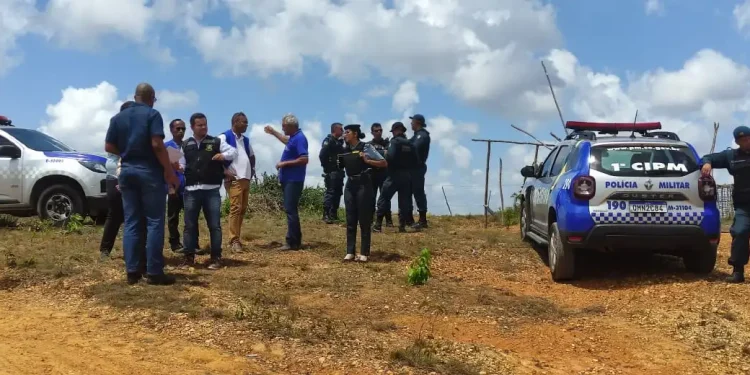 Polícia Militar cumpre mandado de reintegração de posse pacificamente, no município de São Cristóvão