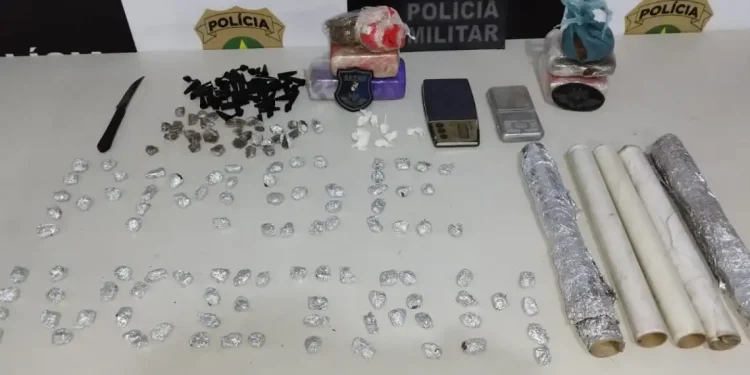 PM apreende droga e prende homem por tráfico de drogas Aracaju