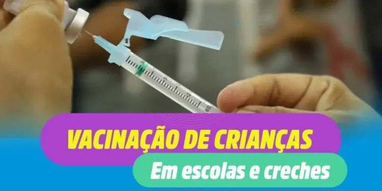 Prefeitura de Aracaju segue vacinação nas escolas e creches