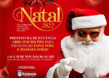Prefeitura de Estância abre inscrições para escolha do Papai e Mamães Noéis
