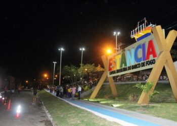 Estância inaugura obras, dá ordens de serviços, o conjunto de investimento supera R$ 4,3 milhões
