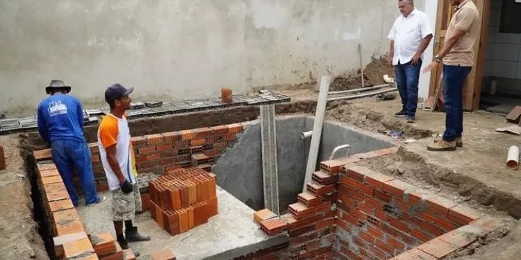Prefeitura de Itaporanga avança obra de clinica de saúde da família