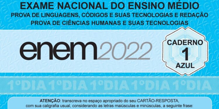 Gabaritos e cadernos do Enem 2022 já podem ser consultados