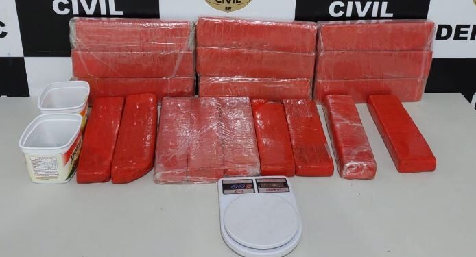 Denarc apreende 16kg de maconha na Zona Sul de Aracaju